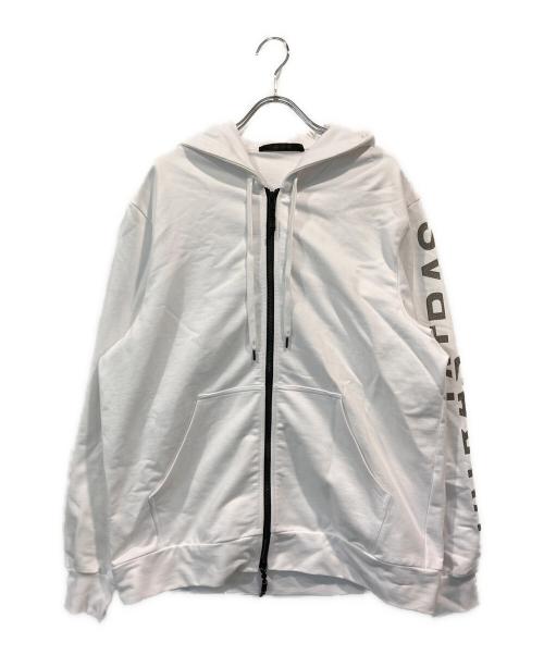 TATRAS（タトラス）TATRAS (タトラス) 袖ロゴジップパーカー ホワイト サイズ:SIZE 03の古着・服飾アイテム