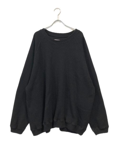 TIGHTBOOTH PRODUCTION（タイトブースプロダクション）TIGHTBOOTH PRODUCTION (タイトブースプロダクション) CHAIN CREW KNIT ブラック サイズ:SIZE XLの古着・服飾アイテム
