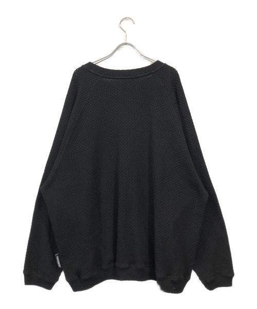 TIGHTBOOTH PRODUCTION（タイトブースプロダクション）TIGHTBOOTH PRODUCTION (タイトブースプロダクション) CHAIN CREW KNIT ブラック サイズ:SIZE XLの古着・服飾アイテム