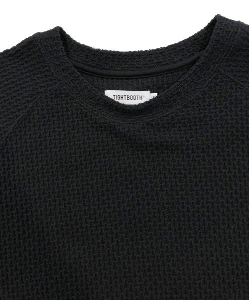 TIGHTBOOTH PRODUCTION（タイトブースプロダクション）TIGHTBOOTH PRODUCTION (タイトブースプロダクション) CHAIN CREW KNIT ブラック サイズ:SIZE XLの古着・服飾アイテム