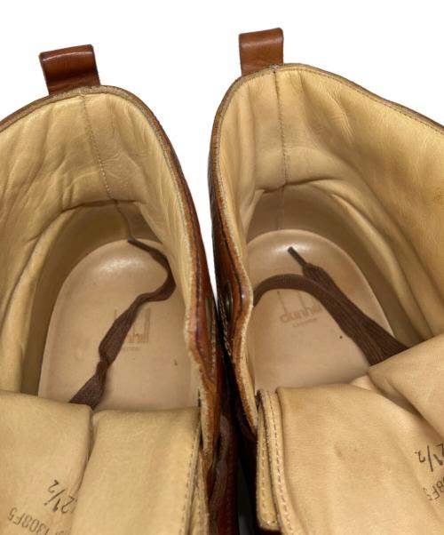 dunhill（ダンヒル）dunhill (ダンヒル) フロントジップブーツ ブラウン サイズ:SIZE 42 1/2の古着・服飾アイテム