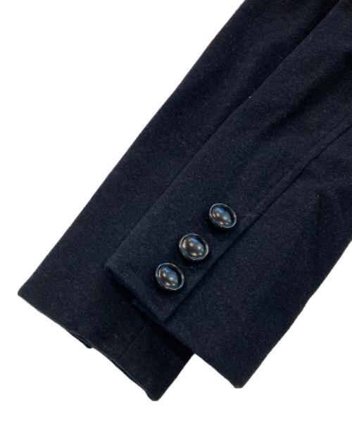 Christian Dior（クリスチャン ディオール）Christian Dior (クリスチャン ディオール) アンゴラ混ロングコート ネイビー サイズ:11号の古着・服飾アイテム