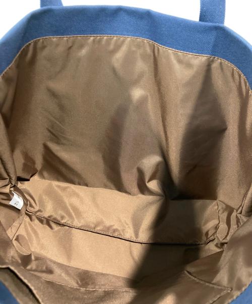 FEILER（フェイラー）FEILER (フェイラー) オールドテディ ワッペントートバッグ ネイビーの古着・服飾アイテム