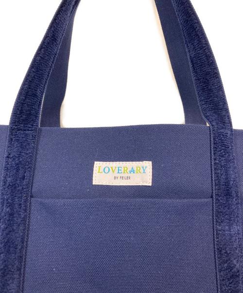 FEILER（フェイラー）FEILER (フェイラー) オールドテディ ワッペントートバッグ ネイビーの古着・服飾アイテム