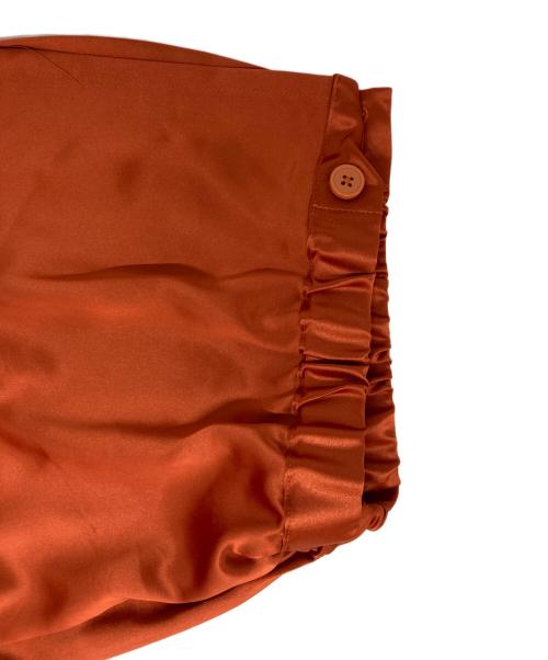Y-3（ワイスリー）Y-3 (ワイスリー) サテンカーゴパンツ オレンジ サイズ:Lの古着・服飾アイテム