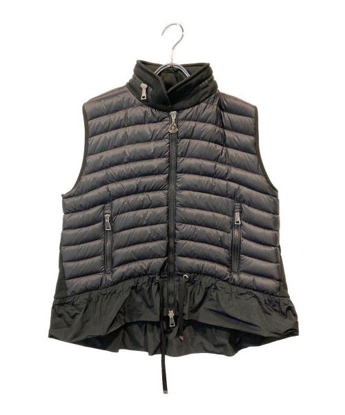 MONCLER（モンクレール）MONCLER (モンクレール) MAGLIA GILETダウンベスト ブラック サイズ:Mの古着・服飾アイテム