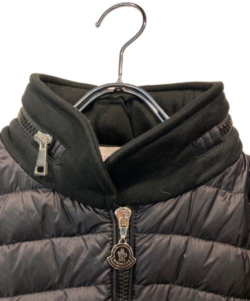 MONCLER（モンクレール）MONCLER (モンクレール) MAGLIA GILETダウンベスト ブラック サイズ:Mの古着・服飾アイテム