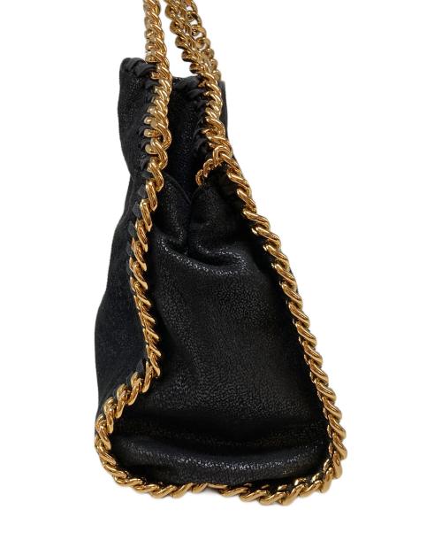 STELLA McCARTNEY（ステラマッカートニー）STELLA McCARTNEY (ステラマッカートニー) ファラベラチェーンショルダーバッグ ゴールド×ブラックの古着・服飾アイテム