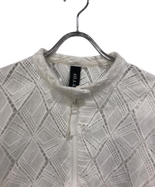 AULA AILA（アウラアイラ）AULA AILA (アウラアイラ) LOOSE LACE SHIRT ホワイト サイズ:SIZE 0の古着・服飾アイテム