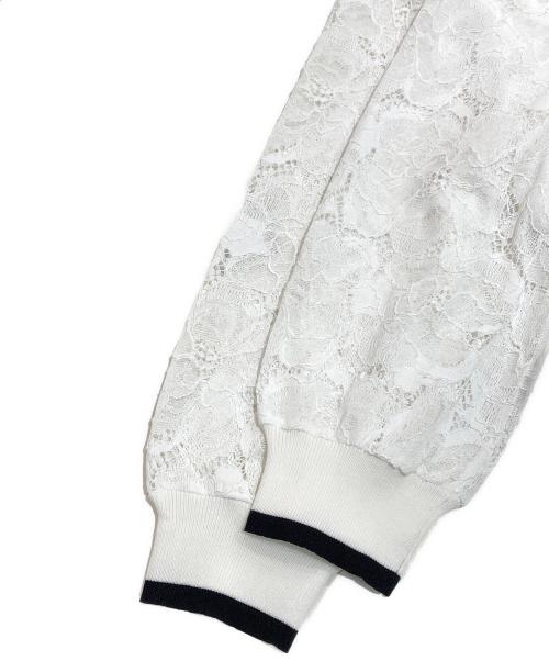 Diagram（ダイアグラム）Diagram (ダイアグラム) 銀釦ニットワンピース ホワイト サイズ:SIZE 38の古着・服飾アイテム