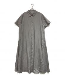 23区×CLASSY（ニジュウサンク×クラッシィ）の古着「ビスチェコンビ シャツワンピース」｜グレー