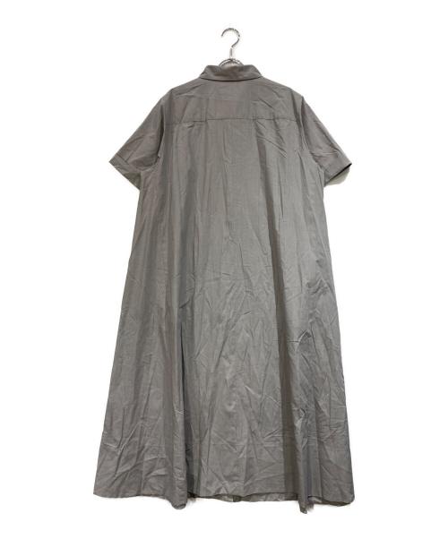 23区（ニジュウサンク）23区 (ニジュウサンク) CLASSY (クラッシィ) ビスチェコンビ シャツワンピース グレー サイズ:SIZE 48の古着・服飾アイテム