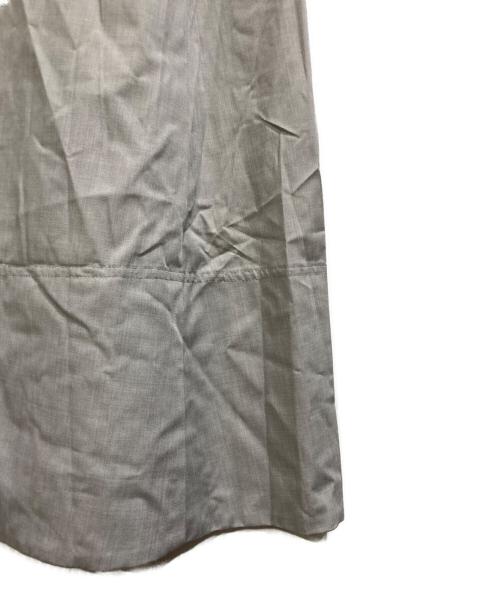 23区（ニジュウサンク）23区 (ニジュウサンク) CLASSY (クラッシィ) ビスチェコンビ シャツワンピース グレー サイズ:SIZE 48の古着・服飾アイテム