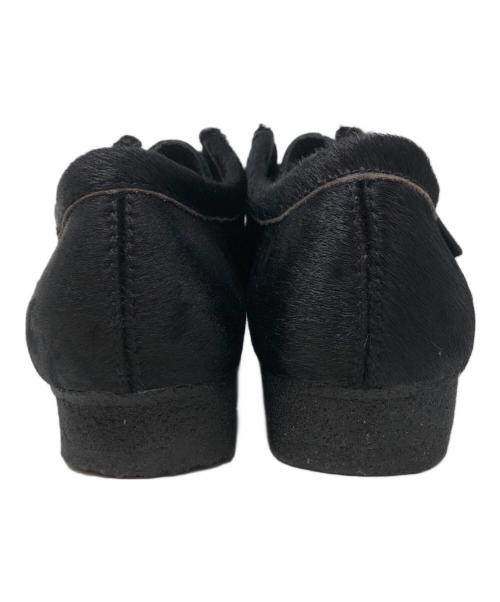 CLARKS ORIGINALS（クラークス オリジナルズ）Clarks Originals (クラークス オリジナルズ) ワラビー ブラックヘアーオン ブラック サイズ:SIZE UK9の古着・服飾アイテム