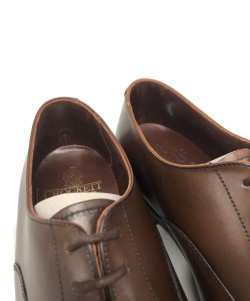 Crockett & Jones（クロケット＆ジョーンズ）Crockett & Jones (クロケット＆ジョーンズ) ケント内羽根ストレートチップシューズ ダークブラウン サイズ:9E ラスト「341」の古着・服飾アイテム
