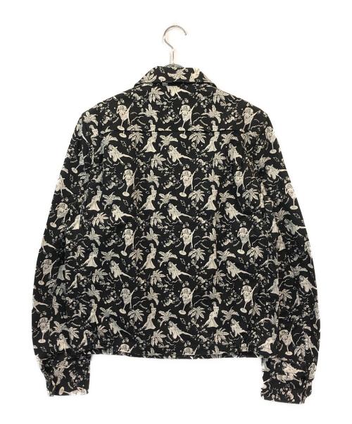 Rags McGREGOR（ラグスマックレガー）Rags McGREGOR (ラグスマックレガー) ドリズラーアロハガール ブラック×ホワイト サイズ:Mの古着・服飾アイテム