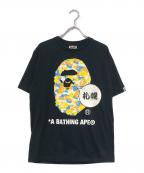 A BATHING APEア ベイシング エイプ）の古着「プリントTシャツ」｜ブラック