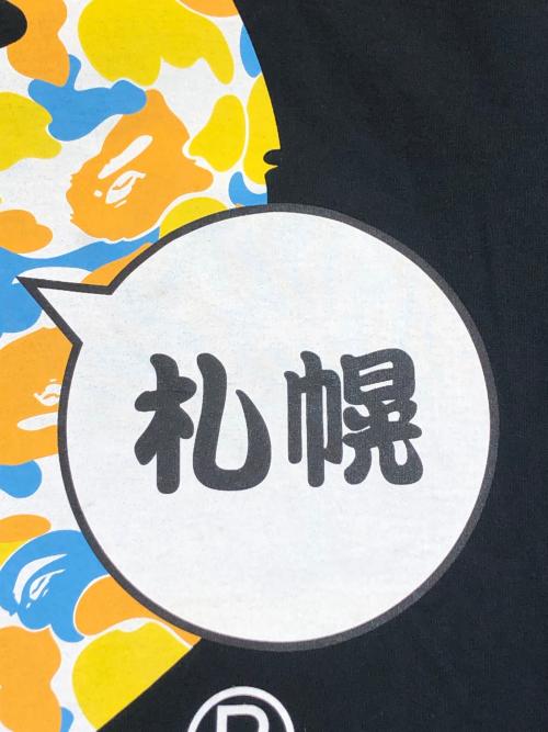 A BATHING APE（ア ベイシング エイプ）A BATHING APE (ア ベイシング エイプ) プリントTシャツ ブラック サイズ:SIZE Mの古着・服飾アイテム