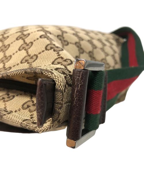 GUCCI（グッチ）GUCCI (グッチ) キャンバショルダーバッグ ベージュの古着・服飾アイテム