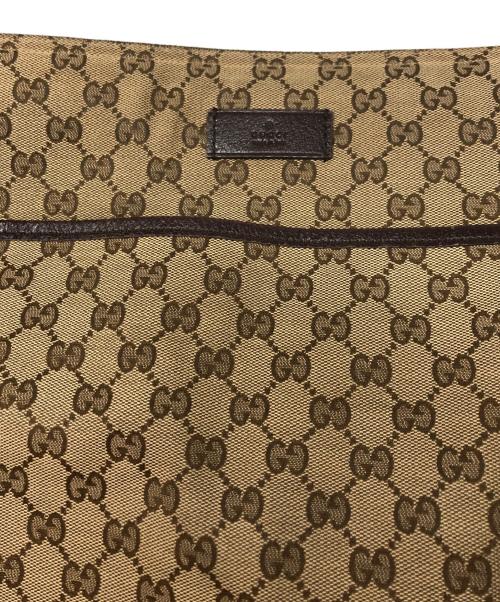 GUCCI（グッチ）GUCCI (グッチ) キャンバショルダーバッグ ベージュの古着・服飾アイテム