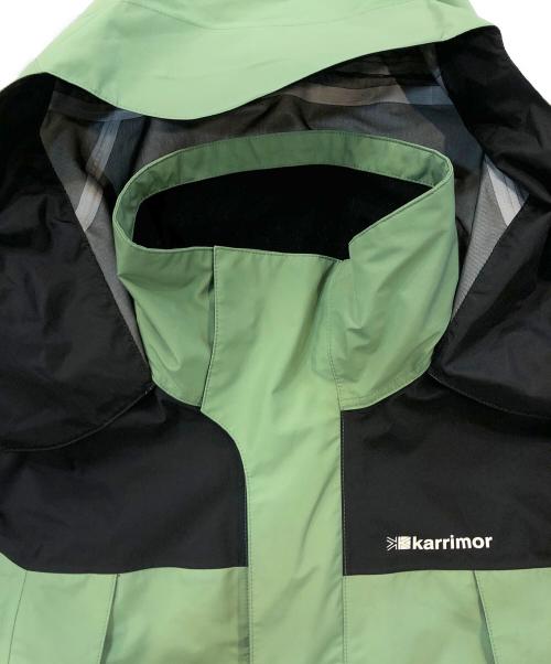 Karrimor（カリマー）Karrimor (カリマー) ゴアテックス3Lマウンテンパーカー グリーン×ブラック SAGE LEAF サイズ:SIZE Mの古着・服飾アイテム