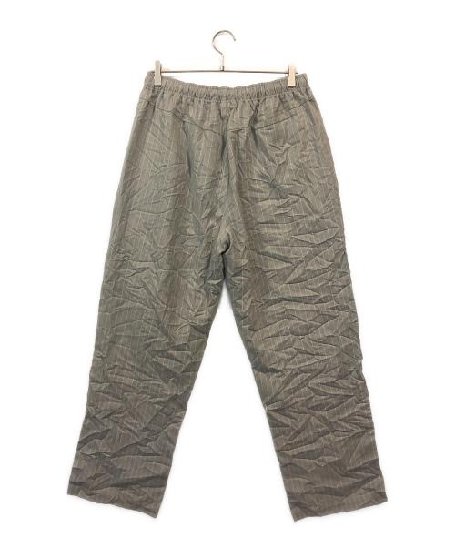 stussy（ステューシー）stussy (ステューシー) ストライプビーチパンツ グレー サイズ:SIZE Mの古着・服飾アイテム