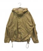 THREE DOTSスリードッツ）の古着「Unisex dry stretch typewriter parka」｜ベージュ