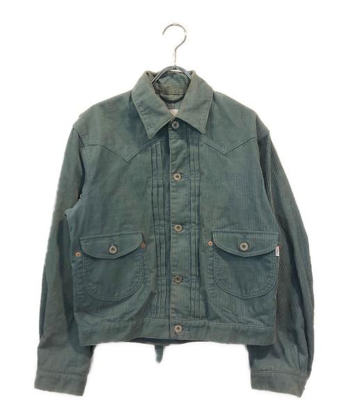 SUGARHILL（シュガーヒル）SUGARHILL (シュガーヒル) CORDUROY DENIM JACKET ブルー サイズ:SIZE 2の古着・服飾アイテム