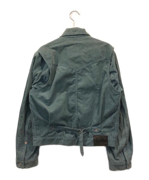 SUGARHILL（シュガーヒル）SUGARHILL (シュガーヒル) CORDUROY DENIM JACKET ブルー サイズ:SIZE 2の古着・服飾アイテム