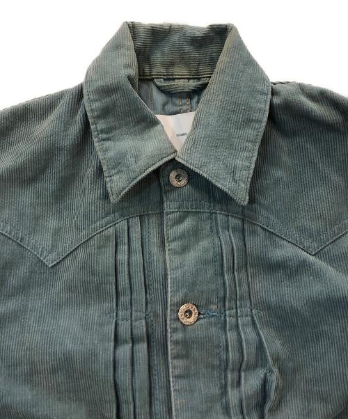 SUGARHILL（シュガーヒル）SUGARHILL (シュガーヒル) CORDUROY DENIM JACKET ブルー サイズ:SIZE 2の古着・服飾アイテム