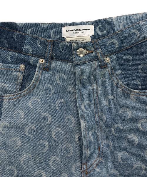 MARINE SERRE（マリーンセル）marine serre (マリーンセル) デニムパンツ インディゴ サイズ:SIZE Sの古着・服飾アイテム