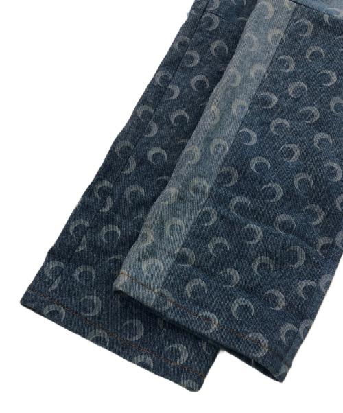 MARINE SERRE（マリーンセル）marine serre (マリーンセル) デニムパンツ インディゴ サイズ:SIZE Sの古着・服飾アイテム