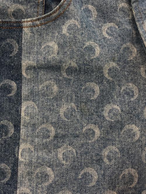 MARINE SERRE（マリーンセル）marine serre (マリーンセル) デニムパンツ インディゴ サイズ:SIZE Sの古着・服飾アイテム