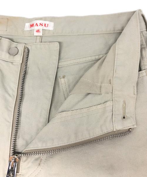 masu（エムエーエスユー）MASU (エムエーエスユー) MASUBOYS BAGGY JEANS GARMENT DYE ベージュ サイズ:48の古着・服飾アイテム