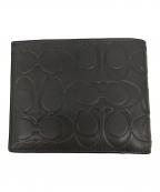 COACHコーチ）の古着「2つ折り財布」｜グレー