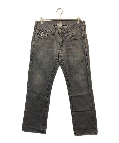 TRUE RELIGION（トゥルー レリジョン）TRUE RELIGION (トゥルー レリジョン) RICKYデニムパンツ グレー サイズ:SIZE W31×L33の古着・服飾アイテム