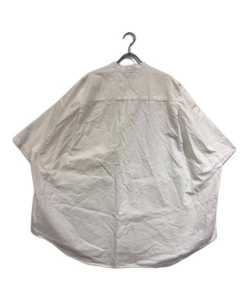 Graphpaper（グラフペーパー）Graphpaper (グラフペーパー) S/S OVERSIZED BAND COLLAR SHIRT ホワイト サイズ:SIZE Freeの古着・服飾アイテム