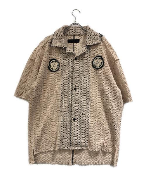 MINUS（マイナス）MINUS (マイナス) メッシュシャツ ベージュ サイズ:1の古着・服飾アイテム