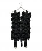 noir kei ninomiyaノワール ケイ ニノミヤ）の古着「サテン リボンハーネス」｜ブラック