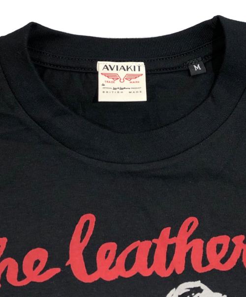 Lewis Leathers（ルイスレザース）Lewis Leathers (ルイスレザース) レザーボーイズバイク半袖Tシャツ ブラック サイズ:SIZE Mの古着・服飾アイテム