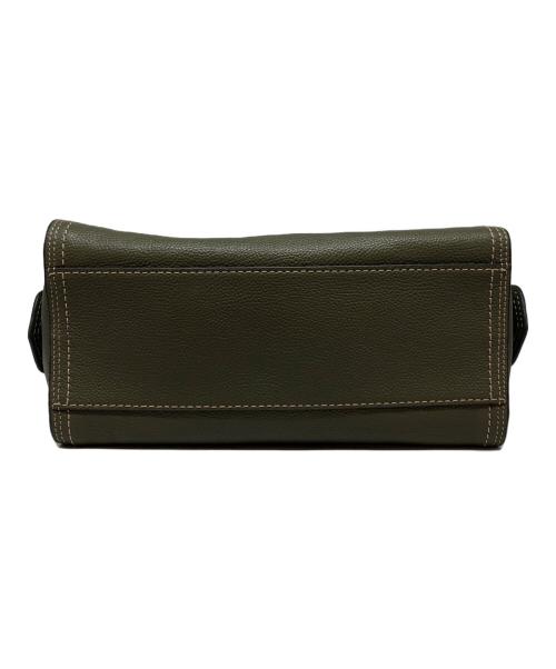 MARC JACOBS（マークジェイコブス）MARC JACOBS (マークジェイコブス) クルーザー レザー ラージ サッチェル バッグ カーキの古着・服飾アイテム