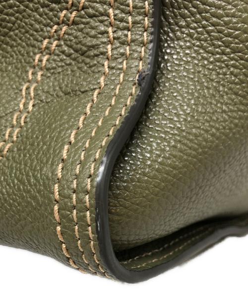 MARC JACOBS（マークジェイコブス）MARC JACOBS (マークジェイコブス) クルーザー レザー ラージ サッチェル バッグ カーキの古着・服飾アイテム