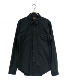 RRL（ダブルアールエル）の古着「シャツ」｜ブラック