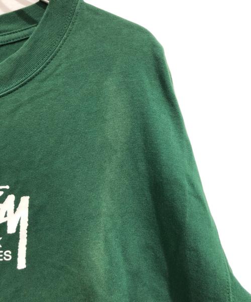 NIKE（ナイキ）NIKE (ナイキ) stussy (ステューシー) コラボプリントTシャツ グリーン サイズ:SIZE Mの古着・服飾アイテム