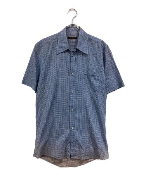 LOUIS VUITTON（ルイ ヴィトン）LOUIS VUITTON (ルイ ヴィトン) 半袖シャツ ブルー サイズ:SIZE 38の古着・服飾アイテム