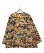 45Rフォーティファイブ・アール）の古着「秋の七草ブラウス」｜ベージュ