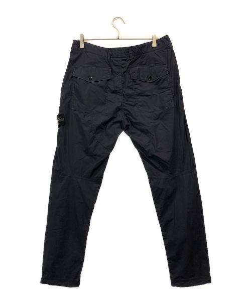 STONE ISLAND（ストーンアイランド）STONE ISLAND (ストーンアイランド) コットンテーパードパンツ ネイビー サイズ:SIZE W33の古着・服飾アイテム