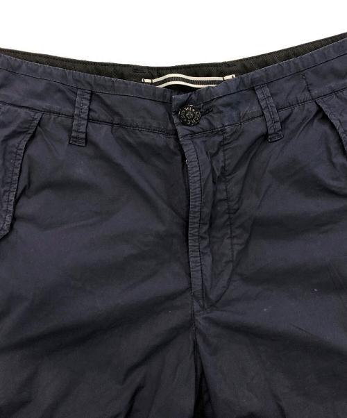 STONE ISLAND（ストーンアイランド）STONE ISLAND (ストーンアイランド) コットンテーパードパンツ ネイビー サイズ:SIZE W33の古着・服飾アイテム
