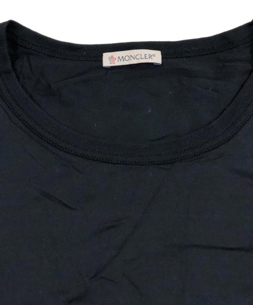 MONCLER（モンクレール）MONCLER (モンクレール) 袖ワッペンS/S T-SHIRT ブラック サイズ:SIZE Lの古着・服飾アイテム