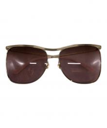 GUCCI（グッチ）の古着「ティアドロップ型サングラス」｜ゴールド